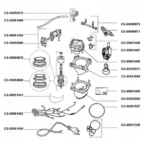 HEIZKÖRPER (KENNZEICHNUNG CS-00091409) KAFFEEMASCHINE, ESPRESSOMASCHINE - CS-00091409