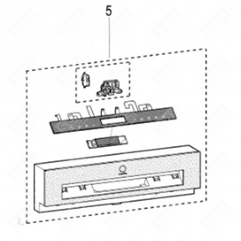 DISPLAY KARTE GESCHIRRSPÜLER, SPÜLMASCHINE - C00145678