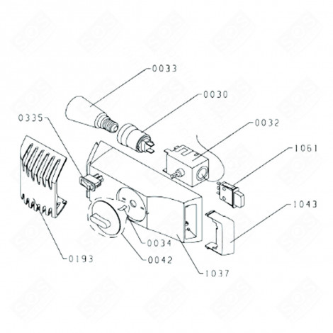 THERMOSTAT (MARKIERUNG 032) KÜHLSCHRANK, GEFRIERSCHRANK - AS0053852