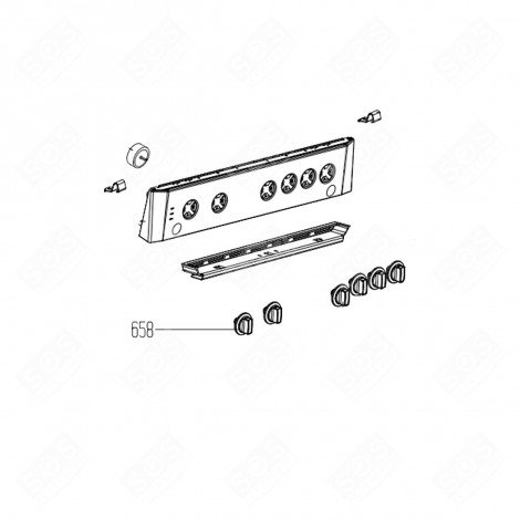 WEISSER HEBEL MARKIERUNG 658 BACKOFEN, KÜCHENHERD - 250316295