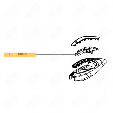 ELEKTRONIKKARTE / ELEKTRONISCHE PLATINE BÜGELEISEN, DAMPFBÜGELSTATION - CS-10000033