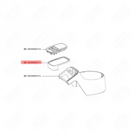 WEISSER COMPANION-ZIFFERBLATTRING KÜCHENMASCHINE - MS-8030000742