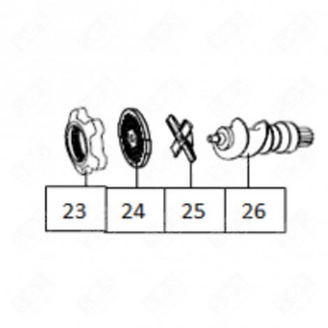 ENDLOSE GETRIEBE-KIT (KENNZEICHNUNG 26) KÜCHENMASCHINE - CU001157