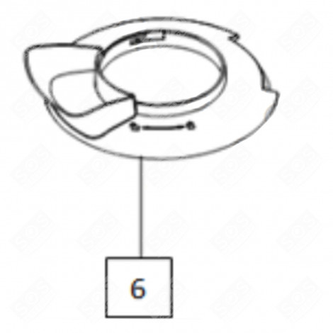 DECKEL DES SCHÜSSELS KÜCHENMASCHINE - CU001133