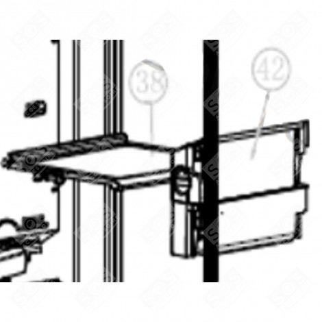 GEFRIERSCHUBLADE (NR. 38) KÜHLSCHRANK, GEFRIERSCHRANK - FR000940