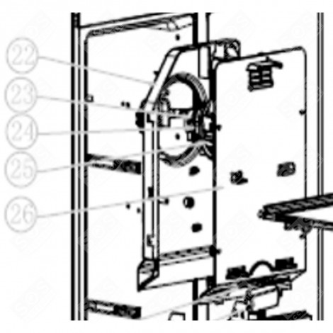 LÜFTER + FÖRDERER (KENNZEICHEN 26) KÜHLSCHRANK, GEFRIERSCHRANK - FR000926