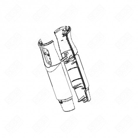 VORDER- UND RÜCKGEHÄUSE KÜCHENMASCHINE - MS-650803, MS-650805