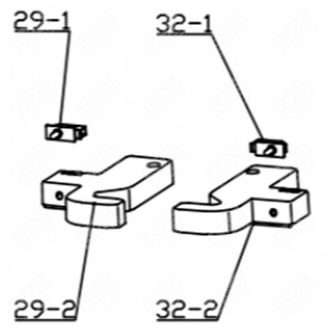 SCHALTER (29-1) KÜHLSCHRANK, GEFRIERSCHRANK - FR007187