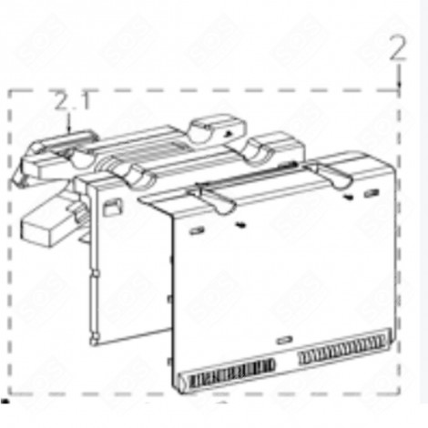 VENTILATORMOTOR (NR. 2.1) KÜHLSCHRANK, GEFRIERSCHRANK - FR000375