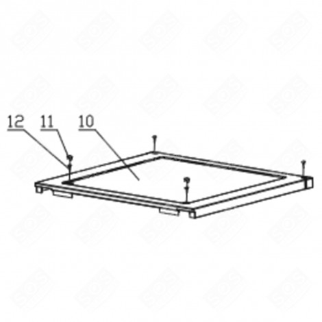 OBERSEITE KÜHLSCHRANK, GEFRIERSCHRANK - FR002988