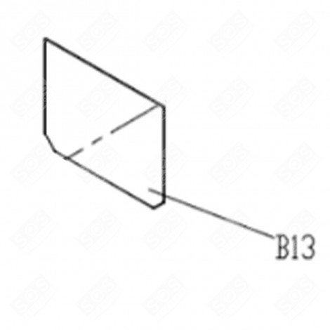 INNENSCHEIBE BACKOFEN, KÜCHENHERD - CU000454