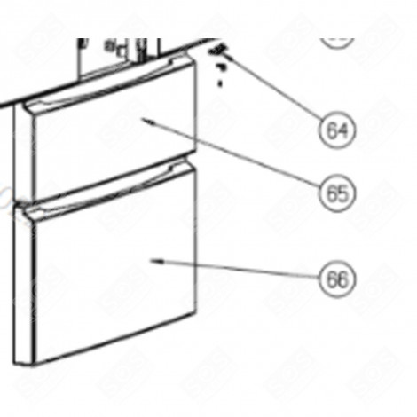 GEFRIERSCHRANKTÜR SUP (KENNZEICHEN 65) KÜHLSCHRANK, GEFRIERSCHRANK - FR001766