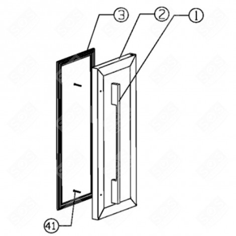 GRIFF (REFERENZ 1) KÜHLSCHRANK, GEFRIERSCHRANK - FR003984