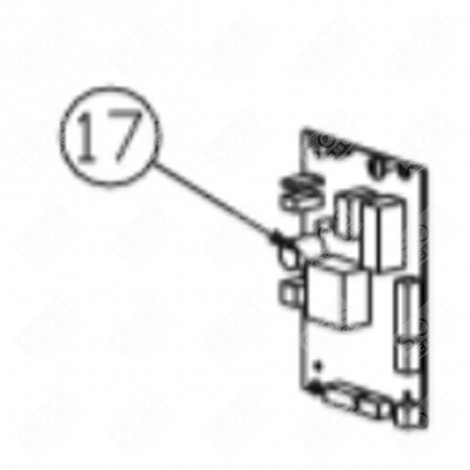 STEUERKARTE KÜHLSCHRANK, GEFRIERSCHRANK - FR006739