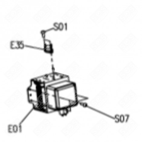 MAGNETRON (KENNZEICHEN E01) BACKOFEN, KÜCHENHERD - CU003829