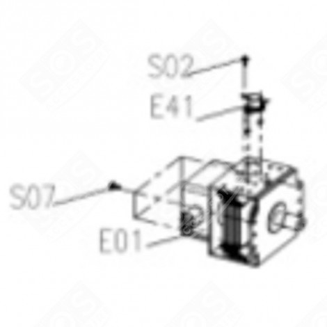 MAGNETRON (KENNZEICHEN E01) BACKOFEN, KÜCHENHERD - CU000642