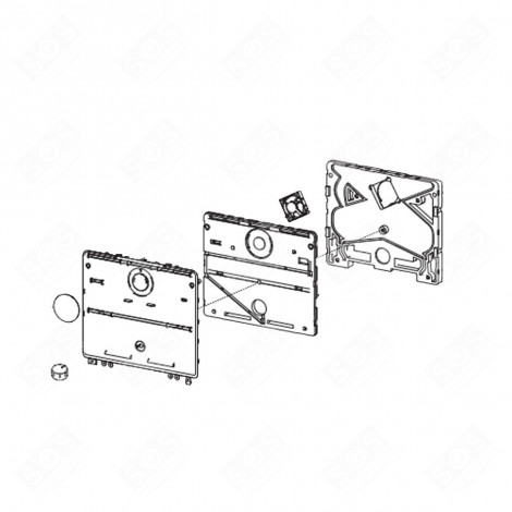 ORIGINALE VERDAMPFERABDECKUNG KÜHLSCHRANK, GEFRIERSCHRANK - DA97-16247A, DA97-16247J