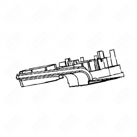 HALBES UNTERES GEHÄUSE GRAU KÜCHENMASCHINE - MS-650161, MS-652746