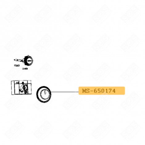 BEFEHLSTASTE KÜCHENMASCHINE - MS-650174, MS-652763