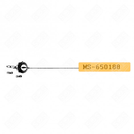 KNOPF + VERRIEGELUNGSACHSE KÜCHENMASCHINE - MS-650188, MS-652809