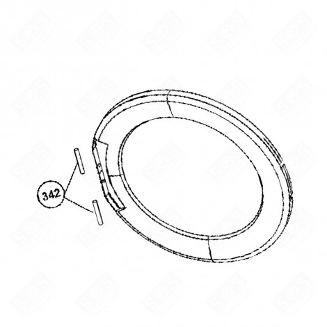 GRIFFSTANGENACHSE (KENNZEICHEN 342) WASCHMASCHINE - 13065