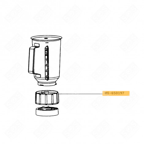 OBERTEIL BASIS GRAU KÜCHENMASCHINE - MS-650197, MS-652834