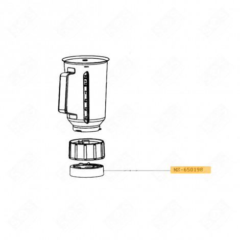 UNTERE BASIS GRAU KÜCHENMASCHINE - MS-650198, MS-652835