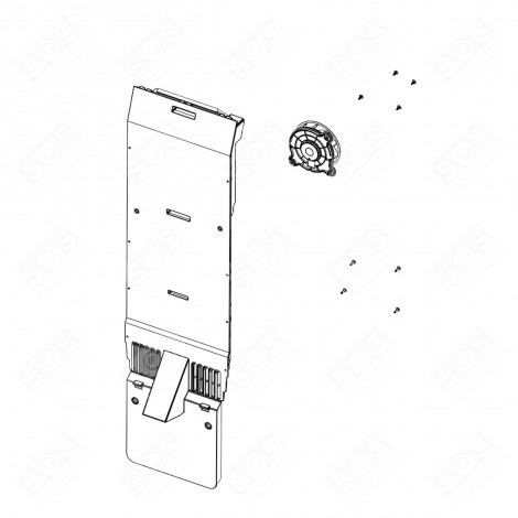 ORIGINALE VERDAMPFERABDECKUNG KÜHLSCHRANK, GEFRIERSCHRANK - DA97-19185A