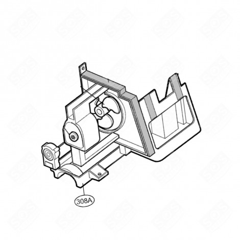 FRONTBLENDE (BEZUG 308A) KÜHLSCHRANK, GEFRIERSCHRANK - MJS40958001