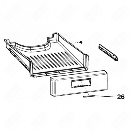 DEKORPROFIL (KENNZEICHEN 26) KÜHLSCHRANK, GEFRIERSCHRANK - C00285940