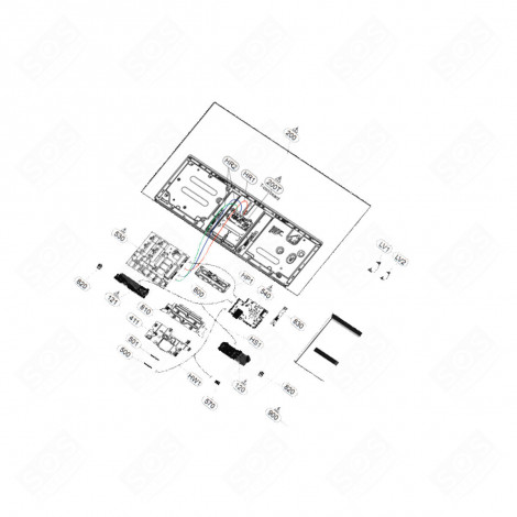 MOTHERBOARD REFERENZNUMMER 540 FERNSEHER & TV - EBU66382302