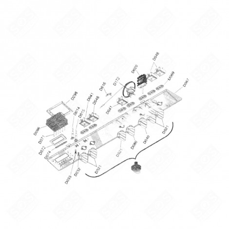 ELEKTRONIKKARTE, PROGRAMMIERER BACKOFEN, KÜCHENHERD - 516017700