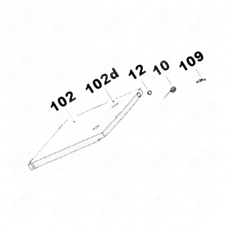 THERMOSTATKNOPF (REFERENZ 12) KÜHLSCHRANK, GEFRIERSCHRANK - 49024091