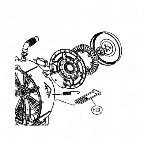 ORIGINALWIDERSTAND (KENNZEICHEN 29) WASCHMASCHINE - 74698