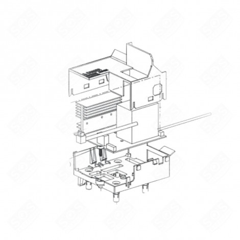 ELEKTRONIKMODUL ORIGINAL MIKROWELLE, MIKROWELLENHERD - AJJ75138527