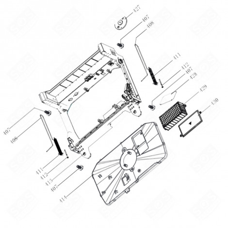 ELEKTRONIKKARTE, LEISTUNGSMODUL (NR. 428) GESCHIRRSPÜLER, SPÜLMASCHINE - AS0069966