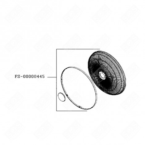 FRONTGITTER KLEINE HAUSHALTSGERÄTE - FS-00000445, FS00000445