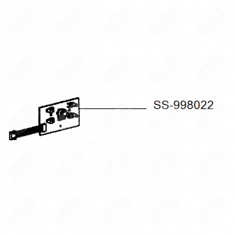 ELEKTRONISCHE STEUERUNGSKARTE KLEINE HAUSHALTSGERÄTE - SS-203802, SS-7222059688