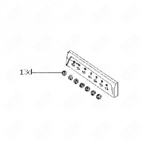 THERMOSTAT-STEUERUNG (KENNZEICHEN 13D) BACKOFEN, KÜCHENHERD - 207100210301