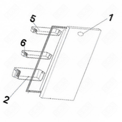 THOMSON LOGO (KENNZEICHEN NR. 1) KÜHLSCHRANK, GEFRIERSCHRANK - 1058365, 53040728