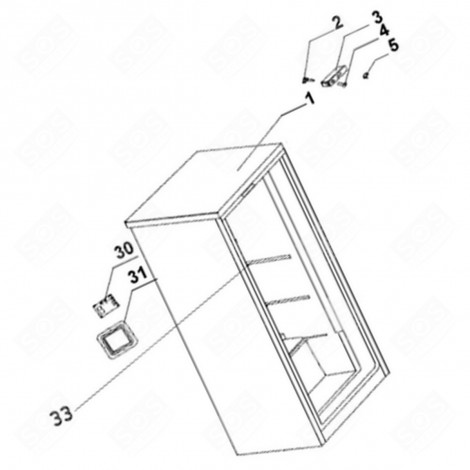 TEMPERATURREGLER (KENNZEICHEN NR. 2) KÜHLSCHRANK, GEFRIERSCHRANK - 1061913, 40030056