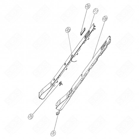 TEMPERATUR-SONDE (KENNZEICHNUNG NR. 30) KÜHLSCHRANK, GEFRIERSCHRANK - 1058070, 53041023