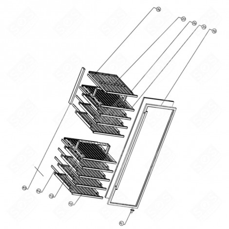 PRÄSENTATIONSFACH, REGAL (KENNZEICHNUNG °39) WEINKÜHLSCHRANK, WEINKLIMASCHRANK - 1051364, 92040939