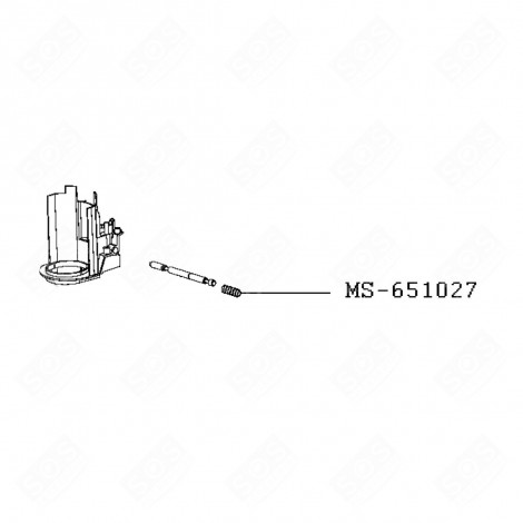 ACHSGELENKFEDER (BEZUG MS-651028) KÜCHENMASCHINE - MS-651027, MS-652913