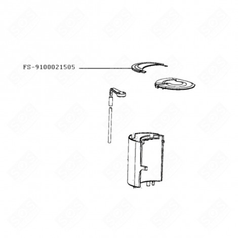 TANKDECKEL (KENNZEICHNUNG FS-9100021505) KAFFEEMASCHINE, ESPRESSOMASCHINE - SS-202418, FS-9100021505