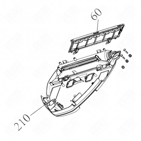 SOCKEL (KENNZEICHNUNG NR. 210) ORIGINAL ROBOTER - STAUBSAUGER, SAUGROBOTER - 1184950010