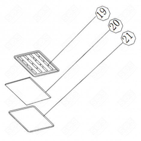 ABLUFTFILTER (KENNZEICHEN 19) STAUBSAUGER - 4055189601