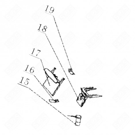 STAUBBEUTELHALTERUNG (KENNZEICHNUNG NR. 17) ORIGINAL STAUBSAUGER - 4071350591