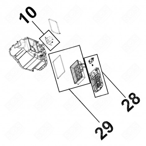 ORIGINAL-ANZEIGEELEKTRONIKKARTE (KENNUNG 10) STAUBSAUGER - 4055460572